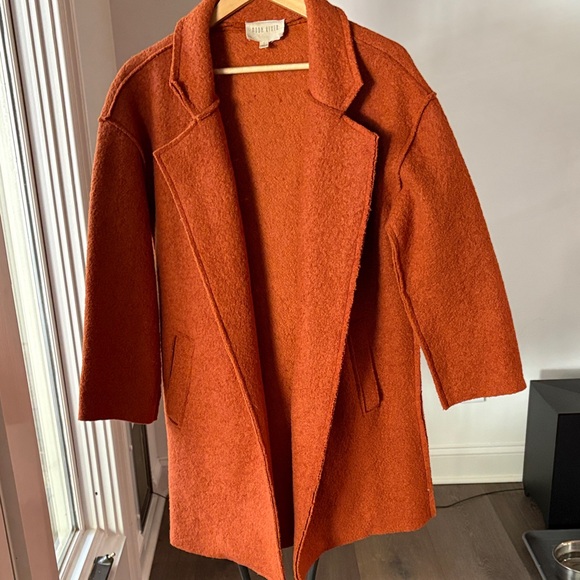 Moon River Wool Blend Pea Coat Oversized Small ( fits a Medium too) - Picture 1 of 5